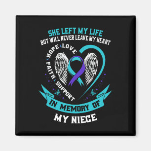 Aimant Turquoise Purple Suicide Sensibilisation Chemise N