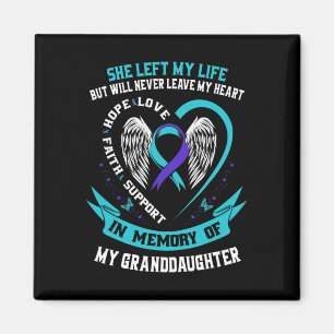 Aimant Turquoise Purple Suicide Sensibilisation Grand-fil
