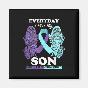 Aimant Turquoise Purple Wing Miss Amour Son Prévention du