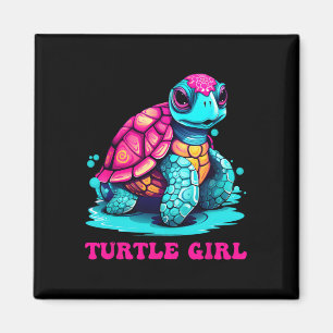 Aimant Turtle Girl Jour des terres tenue pour les filles