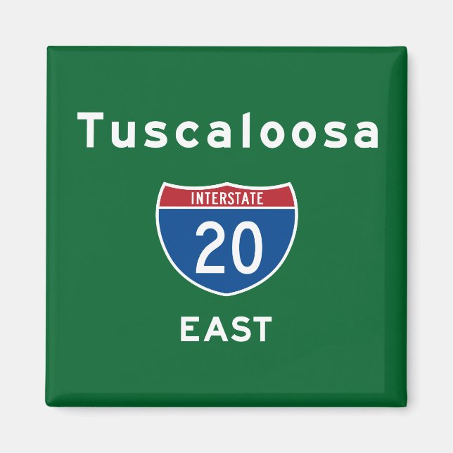 Aimant Tuscaloosa 20 (Devant)