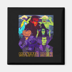 Aimant Twear Tee's Monster Mash Costume d'Halloween Fun M