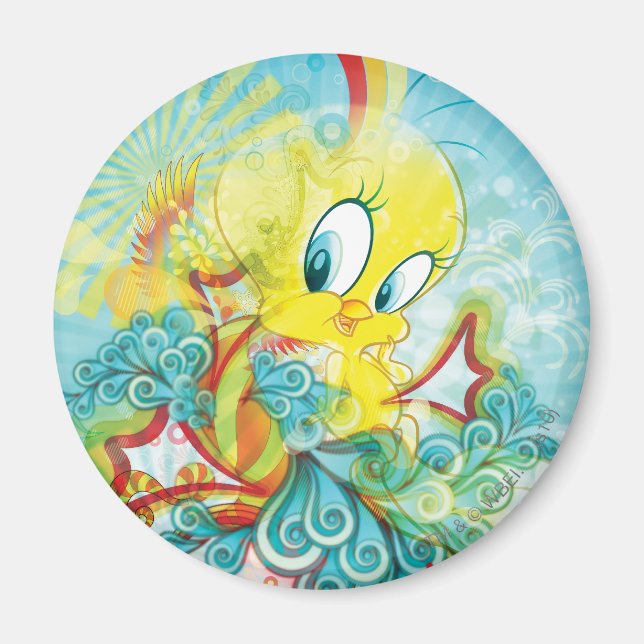 Aimant TWEETY™ En Vague Bleue (Devant)