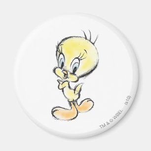 Aimant Tweety - fait à la main