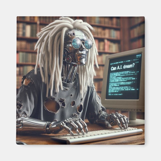 Aimant Types de robots au clavier (Devant)