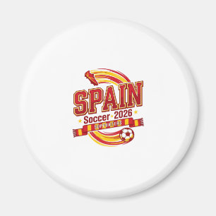 Aimant Typographie de pays audacieuse Football Espagne 20
