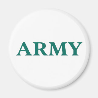 Aimant Typographie Gras Style Militaire Minimal Texte