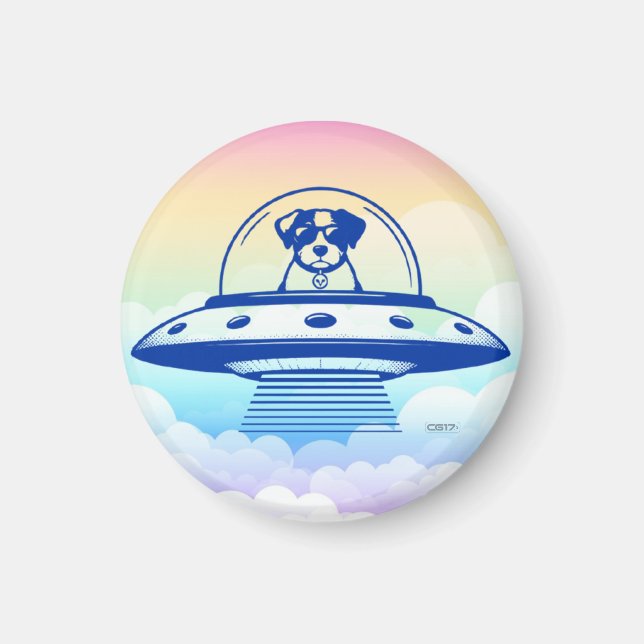 AIMANT UFO PETS (Devant)