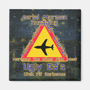 Aimant Ugly Ed's Aérien Mormon accrochant UtahUT