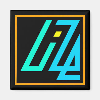 Aimant UIZE (orange en noir)