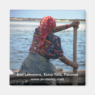 Aimant Ulu de barbotage de femme de Kuna, Lemmons est,