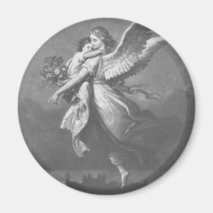 Aimant "Un ange n'a pas visité la terre verte."