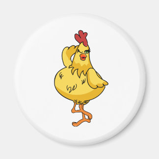 Aimant Un autre poulet très stupide
