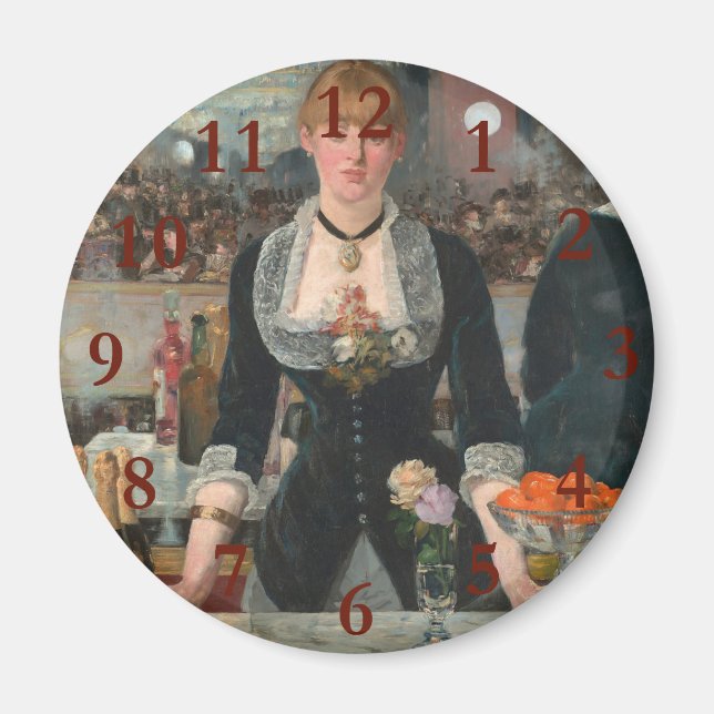 Aimant Un bar aux Folies-Bergère Edouard Manet (Devant)