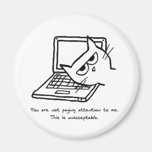 Aimant Un Chat En Colère Demande De L'Attention - Drôle A