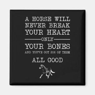 Aimant Un Cheval Ne Casse Jamais Ton Coeur Drôle Horsebac