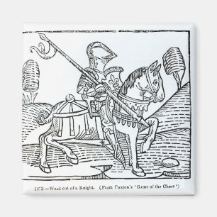 Aimant Un chevalier, jeu de Caxton du 'des échecs