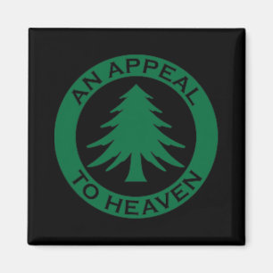 Aimant Un drapeau An Appeal To Heaven Ne Tree Flag Rounde