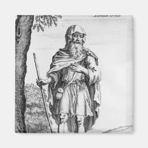 Aimant Un druide britannique, gravé en van der Gucht,