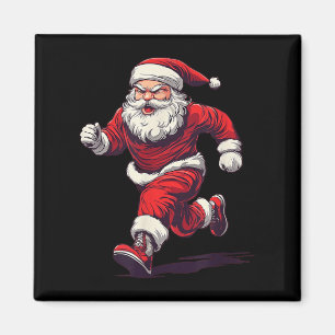 Aimant Un Équipement De Père Noël Pour Jogging Et Xmas