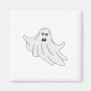 Aimant Un Fluffy Ghost Flying