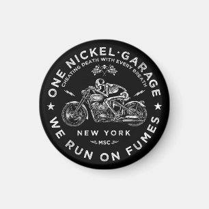 Aimant Un Garage Nickel / Nous Fonctionnons Sur Les fumée