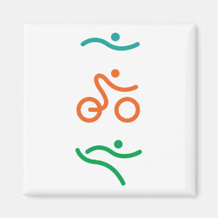 Aimant Un grand cadeau de Triathlon pour votre ami ou fam