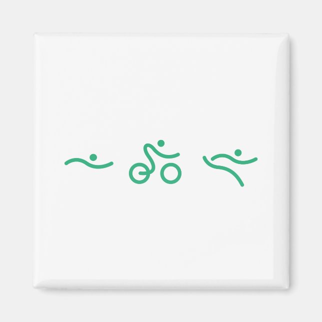 Aimant Un grand cadeau de Triathlon pour votre ami ou fam (Devant)