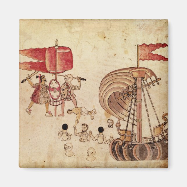 Aimant Un guerrier tlaxcalan (Devant)