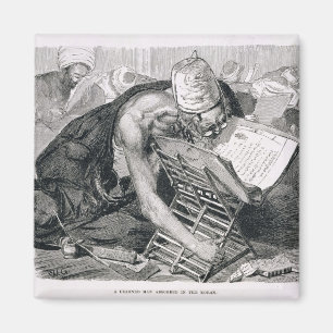 Aimant Un homme instruit absorbé dans Coran