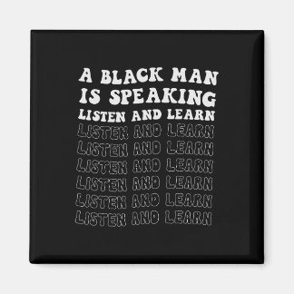 Aimant Un Homme Noir Parle Écoutez Et Apprenez Le Noir So