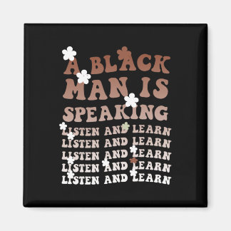 Aimant Un Homme Noir Parle Écoutez Et Apprenez Le Noir So
