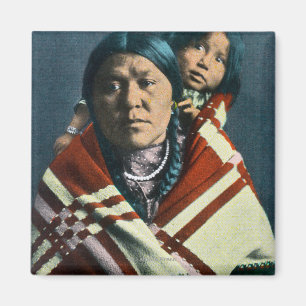 Aimant Un Indien Madonna de corneille et enfant