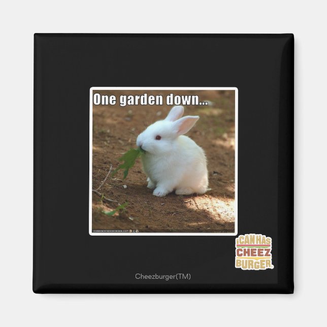 Aimant Un jardin � (Devant)