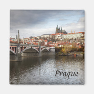 Aimant Un jour orageux en photo de souvenir de Prague