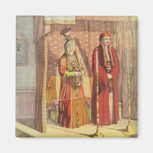 Aimant Un mariage juif, gravé par des pasteurs de