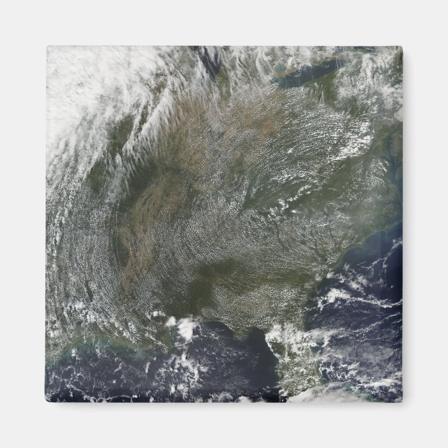 Aimant Un motif de nuages à haute pression comme une roue (Devant)