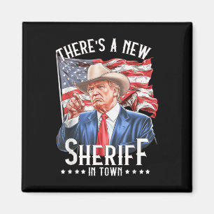 Aimant Un Nouveau Sheriff En Ville, Cowboy Trump 2024