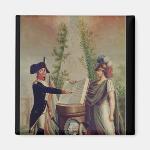 Aimant Un officier de la Garde nationale prêtant serment