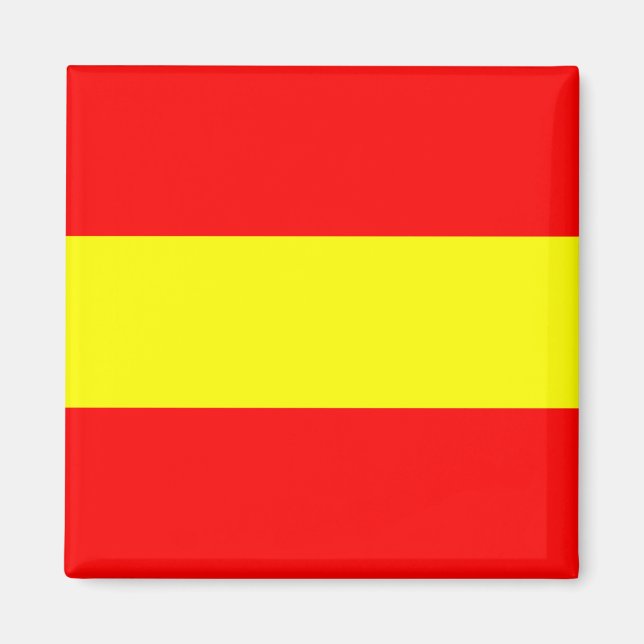 Aimant un symbole de l'alphabet nautique maritime (Devant)