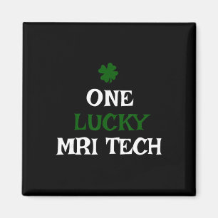 Aimant Un technicien IRM chanceux Saint-Patrick drôle irl