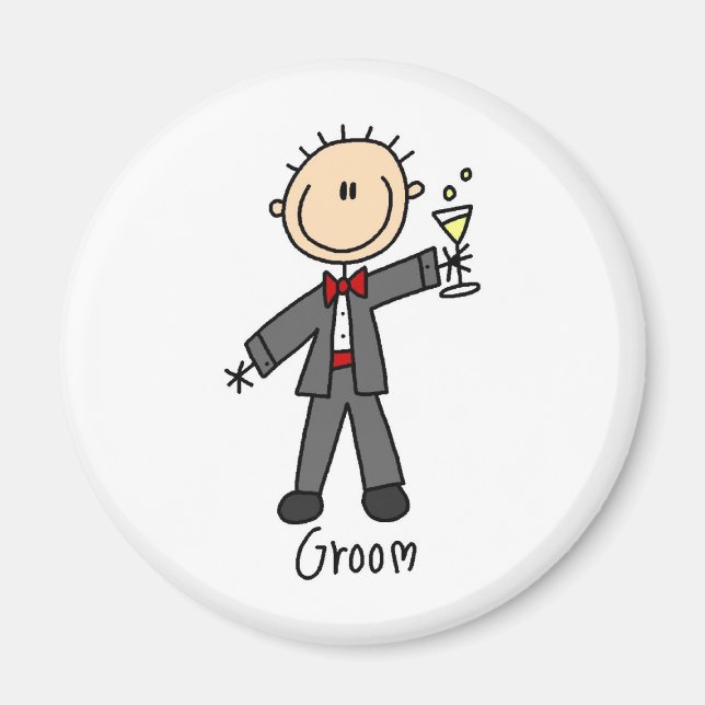 Aimant Un Verre Pour L'Aimant Groom (Devant)