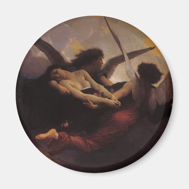 Aimant Une âme portée au ciel par Bouguereau (Devant)