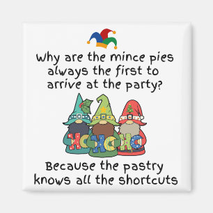 Aimant Une Amusante Mince Pie-Pie Raccourci