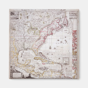 Aimant Une carte de l'Empire Britannique en Amérique