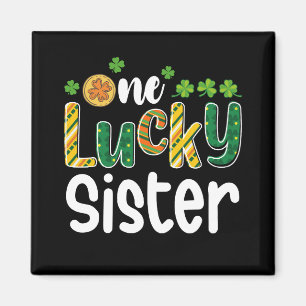 Aimant Une chanceuse soeur jumelle famille St Patrick's D
