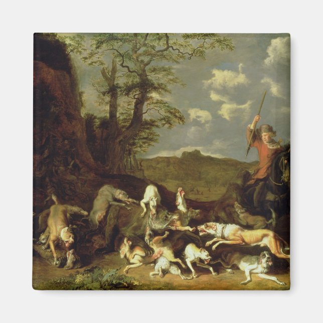 Aimant Une chasse aux ours, 1655 (Devant)