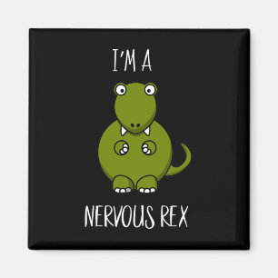 Aimant Une comédie nerveux Rex Anxiété Dinosaur Dino T-re