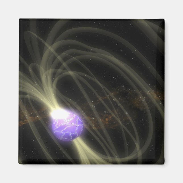 Aimant Une conception artiste du SGR 1806-20 magneta (Devant)