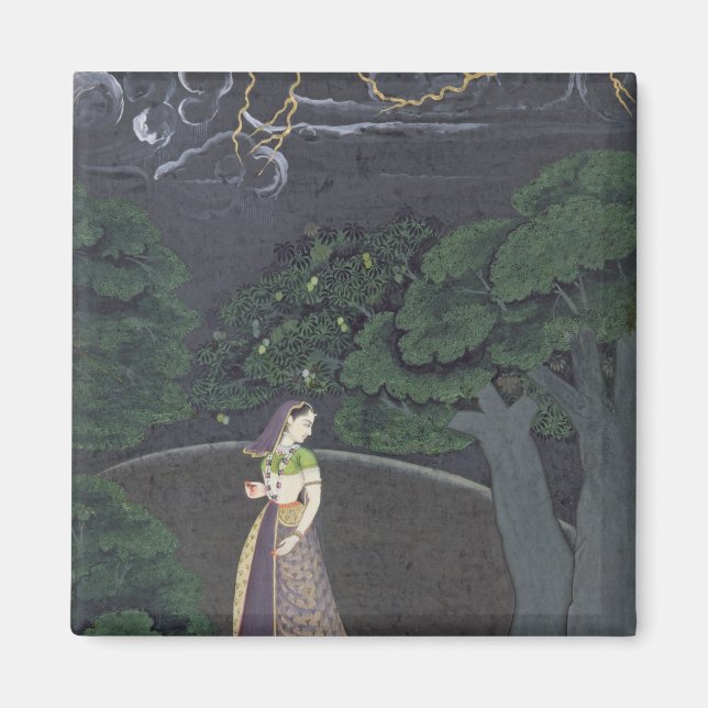 Aimant Une dame en route pour un tryst, Guler, vers 1760 (Devant)